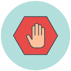 Stop Icon Design