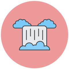 Waterfall Icon Design