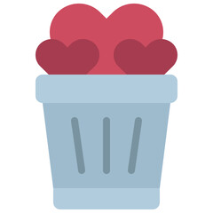 Bin Love Icon