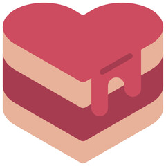 Heart Cake Icon