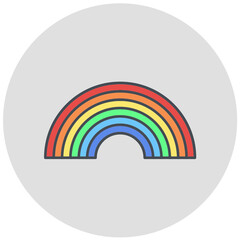 Obraz premium Rainbow Icon Design