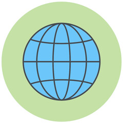 Globe Icon Design