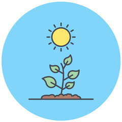Photosynthesis Icon Design