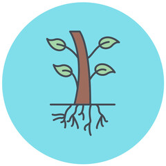 Roots Icon Design
