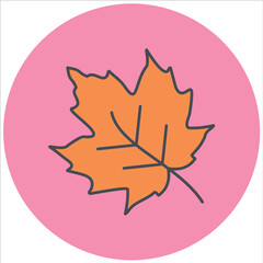 Obraz premium Autumn Icon Design