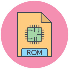 ROM File Format Icon Design