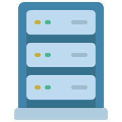 Fototapeta premium Data Stack Icon