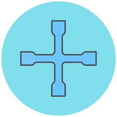 Obraz premium Lug Wrench Icon Design