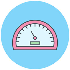 Car Speed Icon Design