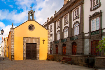 Obraz premium vegueta neighborhood in las palmas city