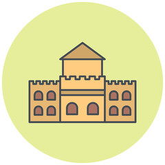 Great Wall China Icon Design