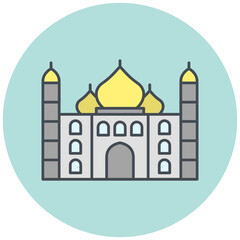 Taj Mahal Icon Design