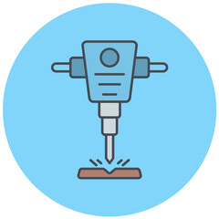 Jackhammer Icon Design
