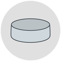 Hockey Puck Icon Design