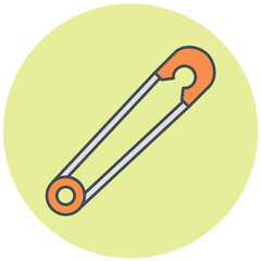 Safety Pin Icon Design