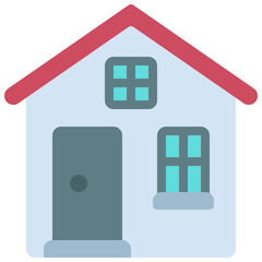 Two Story House Icon