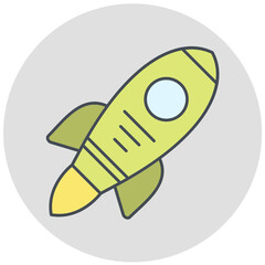 Spaceship Icon Design