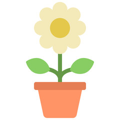 Potted Daisy Icon