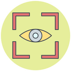 Obraz premium Vision Icon Design