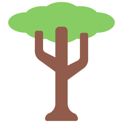 Obraz premium Tall Tree Icon