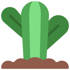 Round Cactus in Ground Icon