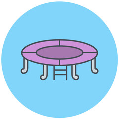 Trampoline Icon Design