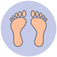 Footprint Icon Design
