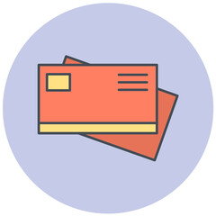 Visiting Card Icon Design