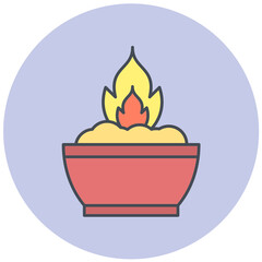 Calories Burn Icon Design