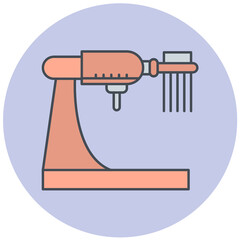 Pasta Machine Icon Design