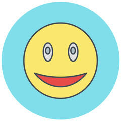 Happy Emoji Icon Design