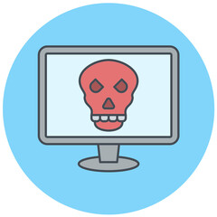 Cyber Attack Icon Design
