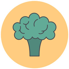 Broccoli Icon Design