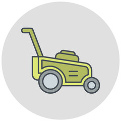 Grass Cutter Icon Design