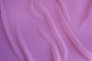 pink, purple silk fabric, delicate satin with soft pleats for designer, text mockup, cards, luxury concept. Smooth elegant golden silk or satin texture can use as background. Retro style