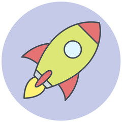 Obraz premium Rocket Icon Design