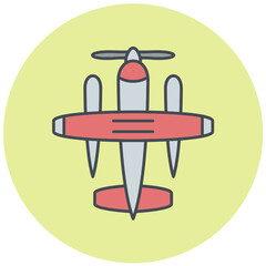 Seaplane Icon Design