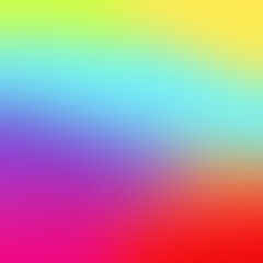 Abstract gradient red orange blue yellow and pink , colorful background. Modern horizontal design for mobile app. free text space.