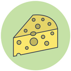Cheese Icon Design