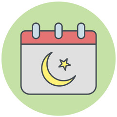 Ramadan Calender Icon Design