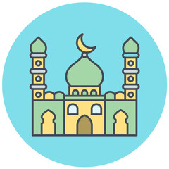 Mosque Icon Design