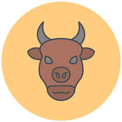 Bison Icon Design