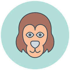 Orangutan Icon Design