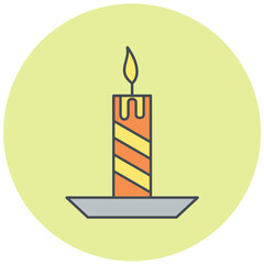 Candle Icon Design