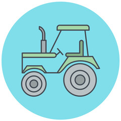 Tractor Icon Design