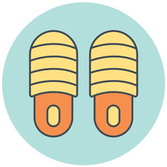 Slippers Icon Design