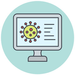 Covid Report Icon Design