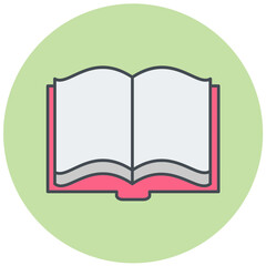 Open Book Icon Design