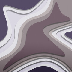 Square backgrounds with Layered Paper Cut.