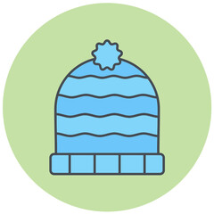 Wool Hat Icon Design